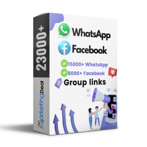 8000+Business Facebook + 15000 WHatsApp Group Links