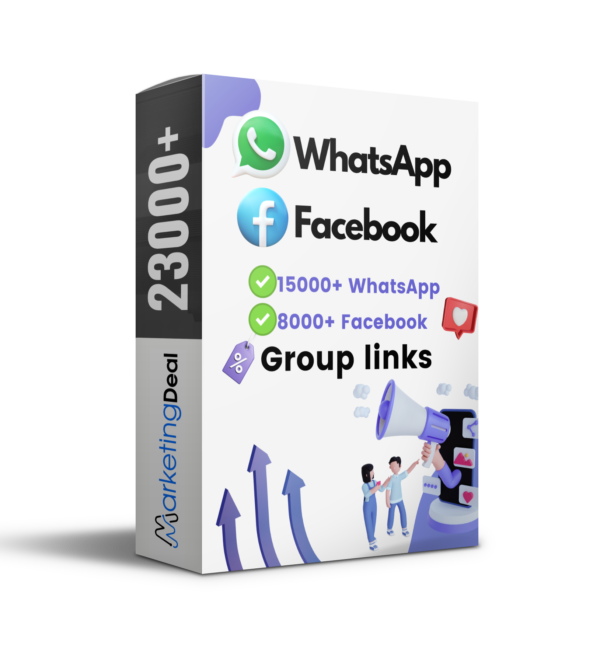 8000+Business Facebook + 15000 WHatsApp Group Links
